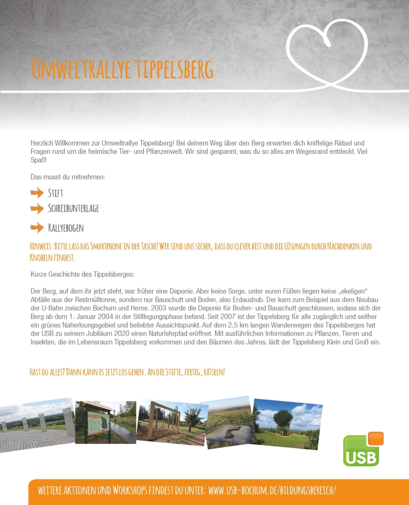 Umweltrallye zum Tippelsberg